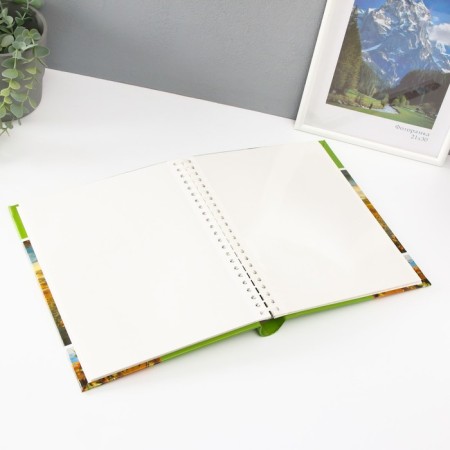 Photo album magnetic 23x28 cm. 20 sheets, "Flowers"-2