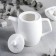 Teapot porcelain blanket Wilmax, 650 ml, white color