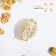 Toothpick stand, 8 × 12 cm, gold metal color