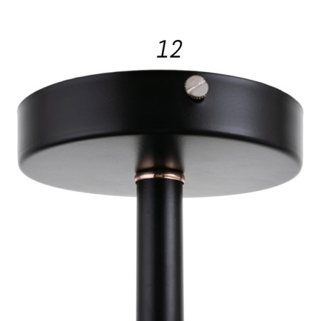 Small chandelier 3x60W E27, black 59x59x30 cm-4