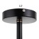 Small chandelier 3x60W E27, black 59x59x30 cm