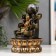 The desktop fountain from the network, Parvati and lotuses backlighting 29x19.5x19.5 cm