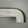 Three -cereal cornice "Ultracompact. Grace Gold ", 260 cm, with a decorative bar 7 cm, wenge