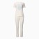 Homemade female set (T -shirt, trousers), milk color, size 44 (s)
