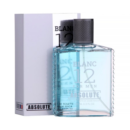 Men's toilet water ABSOLUTE BLANC 12 (based on Lacoste 12.12. BLANC), 100 ml