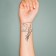 Tattoo on the body Black Rabbit and Werlet 10x10 cm