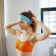 Head bandage, blue color