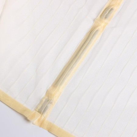 Antimoscate grid for doors, 100 × 210 cm, on magnets, beige color-8
