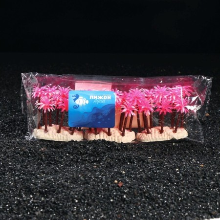 Artificial aquarium "Island", 8 x 8 cm-2