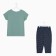 Female set (tunic, breeches), green color, size 52