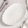 Ceramic "Chamomile" dish, 32 × 20 × 3 cm, white color