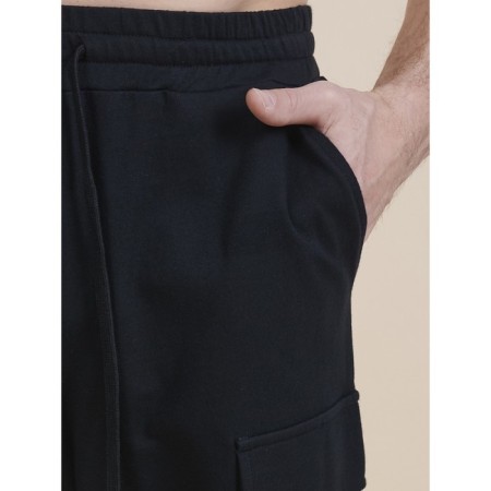 Male shorts, size l, black color-3