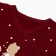 Body-kimono children with a long sleeve "Bear", burgundy color, height 56