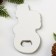 Open for beer "Snowman", 7.7x14.6 cm