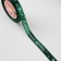 A satin ribbon “Dream fulfillment”, 15 mm, 23 ± 1 m, green color No. 056