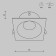 The built-in lamp Technical DL033-2-01W, 1x50W, 8.5x8.5x4.5 cm, GU10, white color