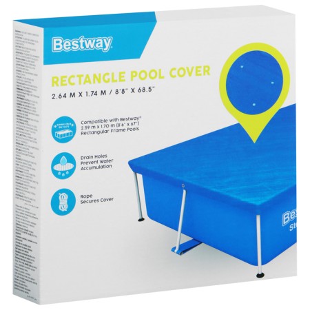 Tent for rectangular frame pools, 264 x 174 cm, 58105 Bestway-3