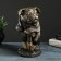 Steam for the little things "Pug with a basket on the back" 13x24x25 cm, bronze with gilding