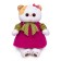 Soft toy "Lee in the fur sundress", 24 cm