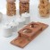 Ceramic set for spices and oils "Estet", 4 items: 2 capacities 250 ml, 2 capacities 150 ml, 3 spoons