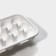 Egg storage container, 15 cells, 27 × 18.5 × 7.5 cm, white color