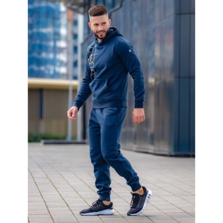Sports costume men's ise, size 48, dark blue color-1