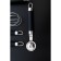 Knife for pizza and dough Venus, 18 cm, handle Soft-Touch, black color