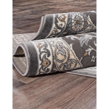 Oval Merinos Serenity carpet, size 200x400 cm, Dark Gray color-2
