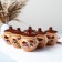 Set of pots # 5 with pens 6x0.5l, cornflower melted milk