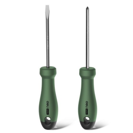 Набор отверток Deli HT1002L, CrV, PH1x100/SL5x100, 2 шт