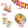 Set of paper dishes disposable emoticons ”: 6 plates, 1 garland, 6 glasses, 6 caps