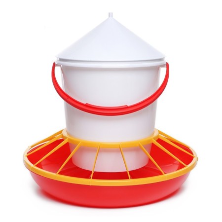 Bunker feeder for poultry at 12 kg, plastic-5