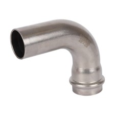Disposable square Rommer RSS-0002-000028, VPR-NPR, D = 28 mm, 90 °, press, stainless steel. steel