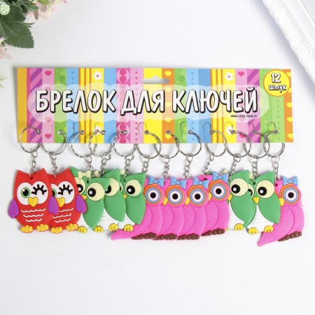 Trick Rubber "Bright owl" mix 6x5 cm-5