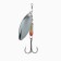 Spinning spinning namazu alleria, 11 g, silver color