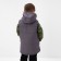 Children's vest, gray color, height 92 cm