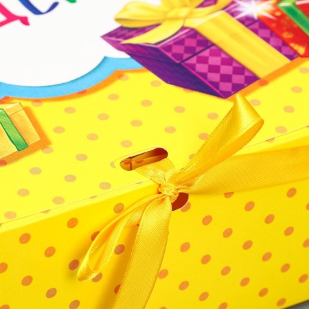 Gift box, packaging, "Happy Birthday", 31 x 24.5 x 8 cm-1