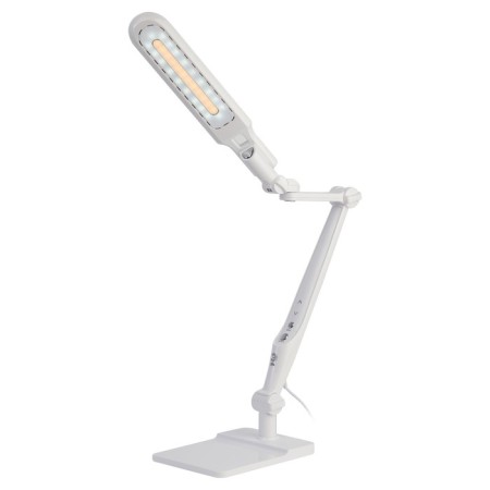 NLED-497-12W-W desktop lamp on the clamp and with the base of the white-9