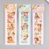 Sticker plastic gold embossing "Girls" 2 sheets mix 6.5x22.5 cm