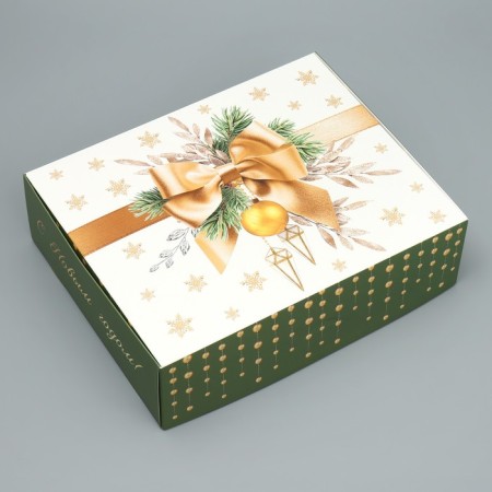 Folding box “Miracles happen”, 31 x 24.5 x 9 cm, New Year-2