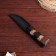 Hunting knife "Gunnar" 22cm, blade 112mm/2.8 mm, with a pattern