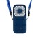 Portable F30 fan, Power Bank 3000 mAh, 3 modes, USB, folding, blue