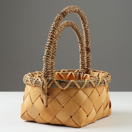 Set of wicker baskets, 22x11/30 cm, 17x9/26 cm, 2 pcs, sequoia-1