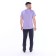 Homemade male set (jumper/pants), lavender color/graphite, size 54 (2xl)