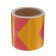 Reflective tape, self-adhesive, red-yellow, 10 cm x 5 m