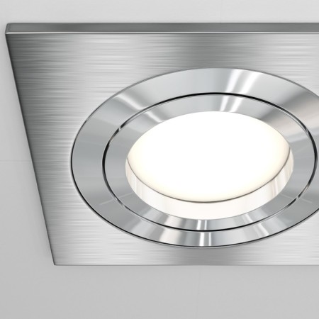 The built-in lamp Technical DL024-2-02S, GU10, 2x50 W, 175x92x25 mm, silver-1
