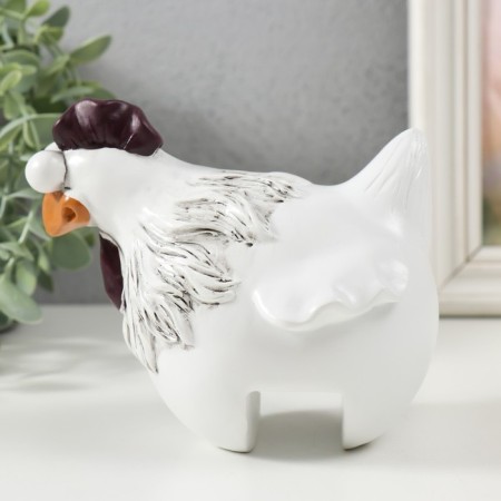Souvenir Polystone "Funny cockerel. Surprise" 13x13x14 cm-2