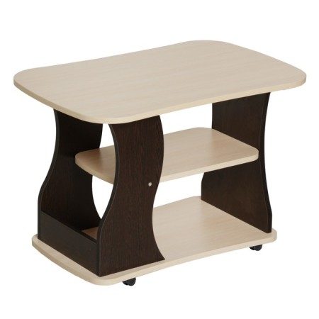 Journal table 1, 750x490x550, Wenge Dark/Milky oak