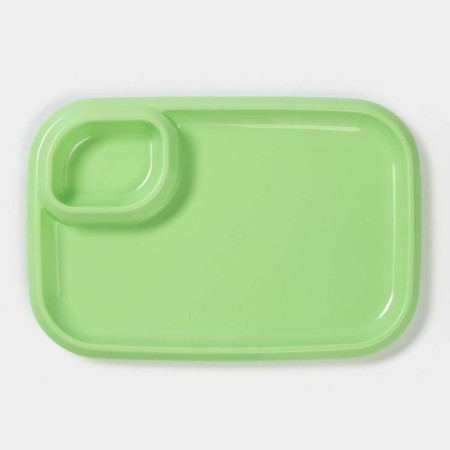 Shane -sauced dish 30.3x21x2.5 cm, green color-2