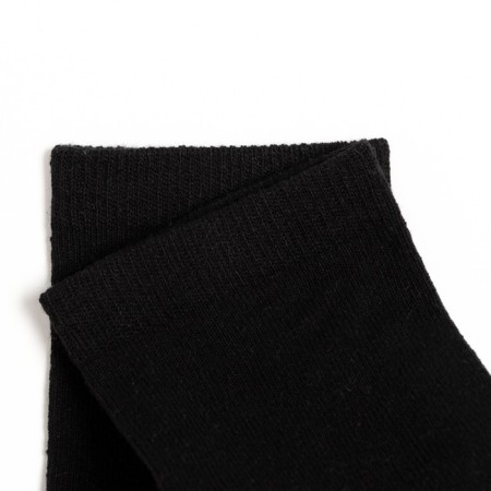 Junior children's socks, black color, size 18-1